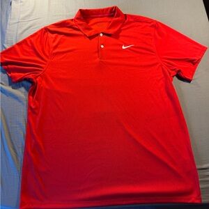 Nike Men's Red Polo Shirt